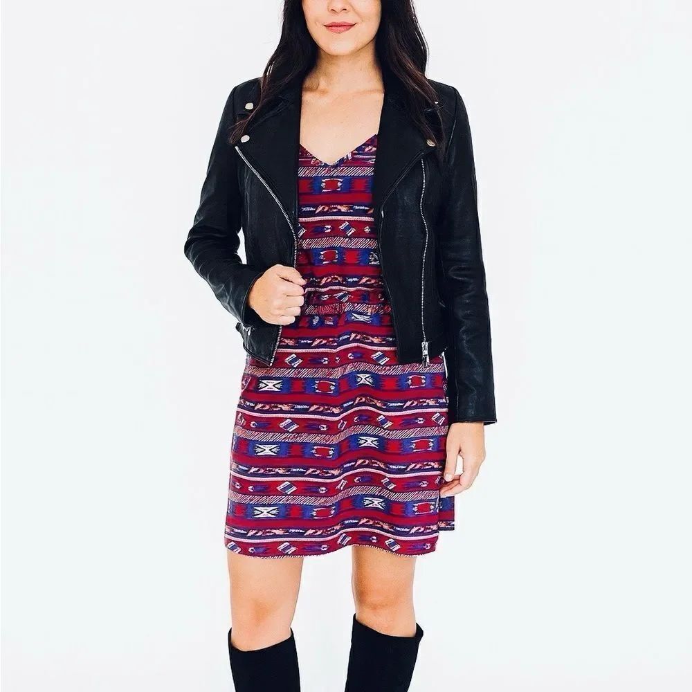 Amanda Uprichard Tribal Print Silk Arizona Dress